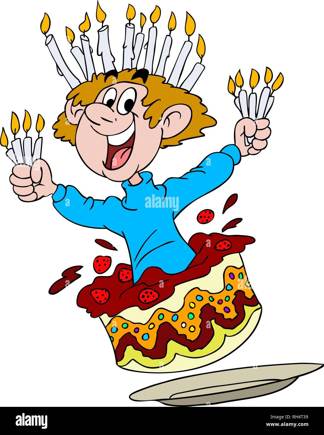 L Homme Dessin Anime Eclater D Un Un Gateau Pour Celebrer Anniversaire Surprise Et Vector Illustration Image Vectorielle Stock Alamy L Homme Dessin Anime Eclater D Un Un Gateau Pour Celebrer Anniversaire Surprise Et Vector Illustration Image Vectorielle Stock Alamy
