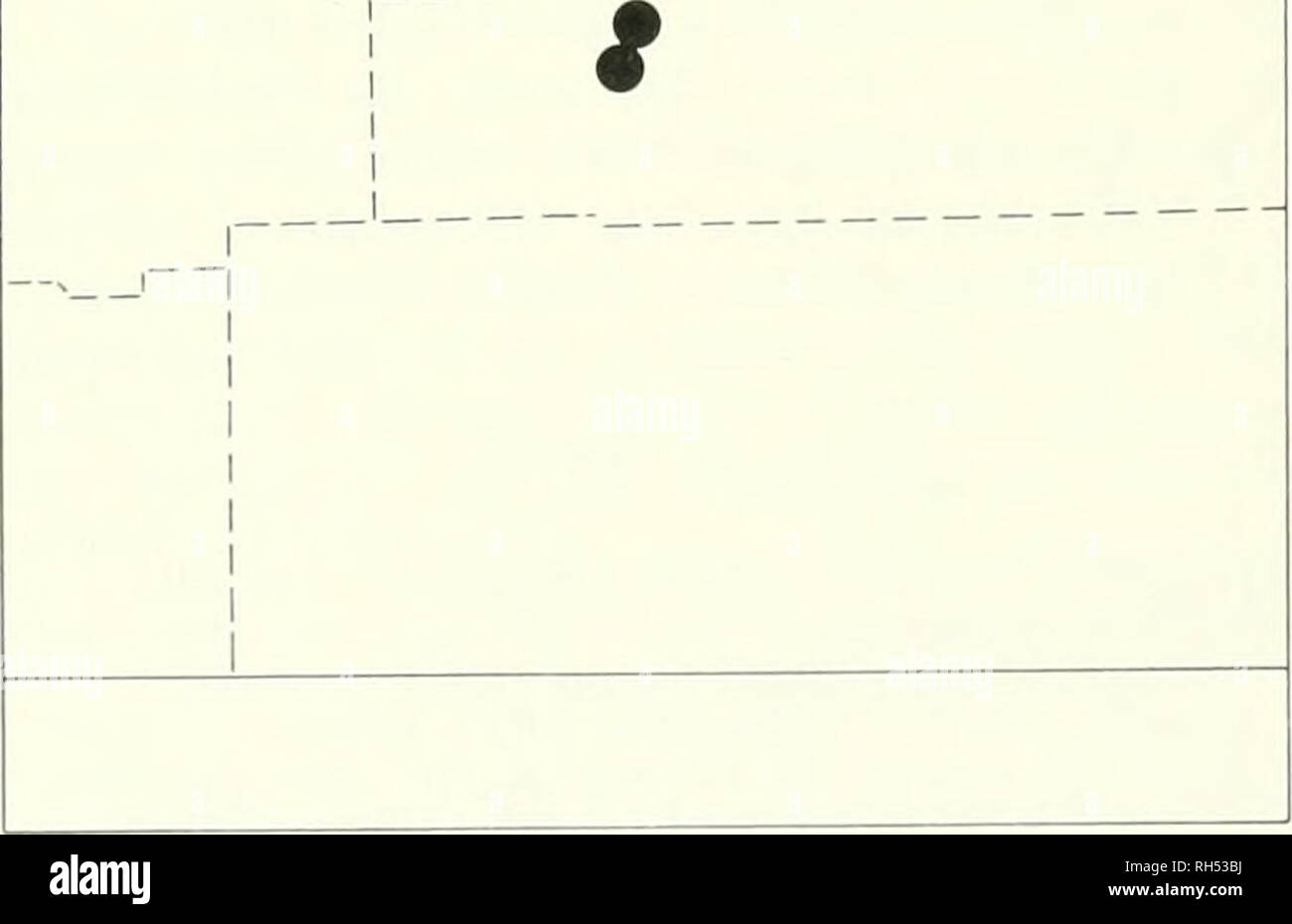 . Bulletin scientifique de l'Université Brigham Young. Biologie -- Périodiques. SIKIFS BIOIOC.KAI VOL. 13. N° 4 .X RFVISION Y l'IORC&gt ; TAN HGKNIIS OREOCAR TFA SU Y A l.cctolxpc : A. Nelson 474^^ Svveot vvalei dans Ceuinly-. Le Wyoming, à Point of Rocks, 15 juin 1848, RM. Piiotogiiiph à BRY. À l'isotype nous. Distribution : Le sud du Wyoming, mais à prévoir dans le nord du Colorado et l'tah, et peut-être l'Est de l'Idaho. Poussant sur des sols argileux lourds, 5 000 à 7 500 pieds. La carte no 2(^. Début mai à fin juillet. À partir de la description initiale, il est évident que Nelson a également inclus dans cette espèce, les plantes t Banque D'Images