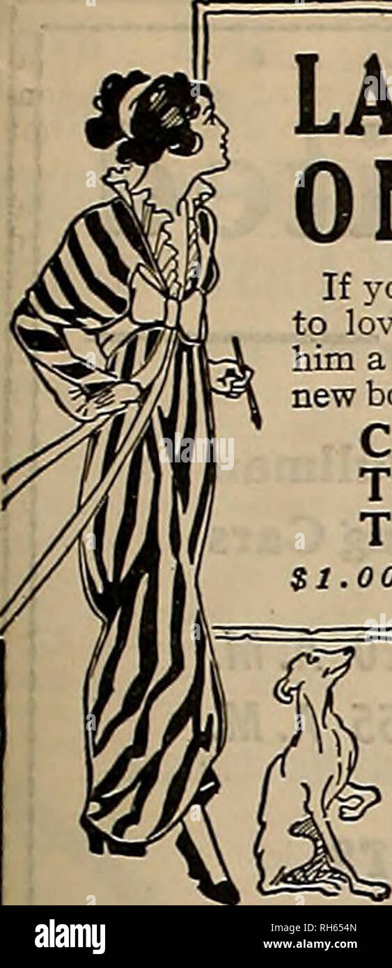 . Source et sportsman. Les chevaux. Samedi, Janvier 2, 1915.] L'OBTENTEUR ET SPORTSMAN. Femme SEULEMENT ! Si vous voulez qu'il vous aime, lui faire un présent de tht nouveau livre soins et formation des Trotters $1.00 Postpaid Ben Bowerm Mike James tod un Henry Burgoyne J. B. Zach Chandler Chandler Harold M. Cnilds Budd Doble John L. Dodge W. W. Sam Evans J. Fleming W. 0. Foote Jas. Hazelton Hunter C. Moody Millard Sanders A. B. Seott Dr Jack Seiter Joseph L. Serrill O. H. Sholes W. H. SmoUlnger A. L. Thomas Ben White Amos Whiteley Henry Williams tfd. Willis et TEAINING TBOTTERS DE CABE, coûte que le dollar canadien, Banque D'Images