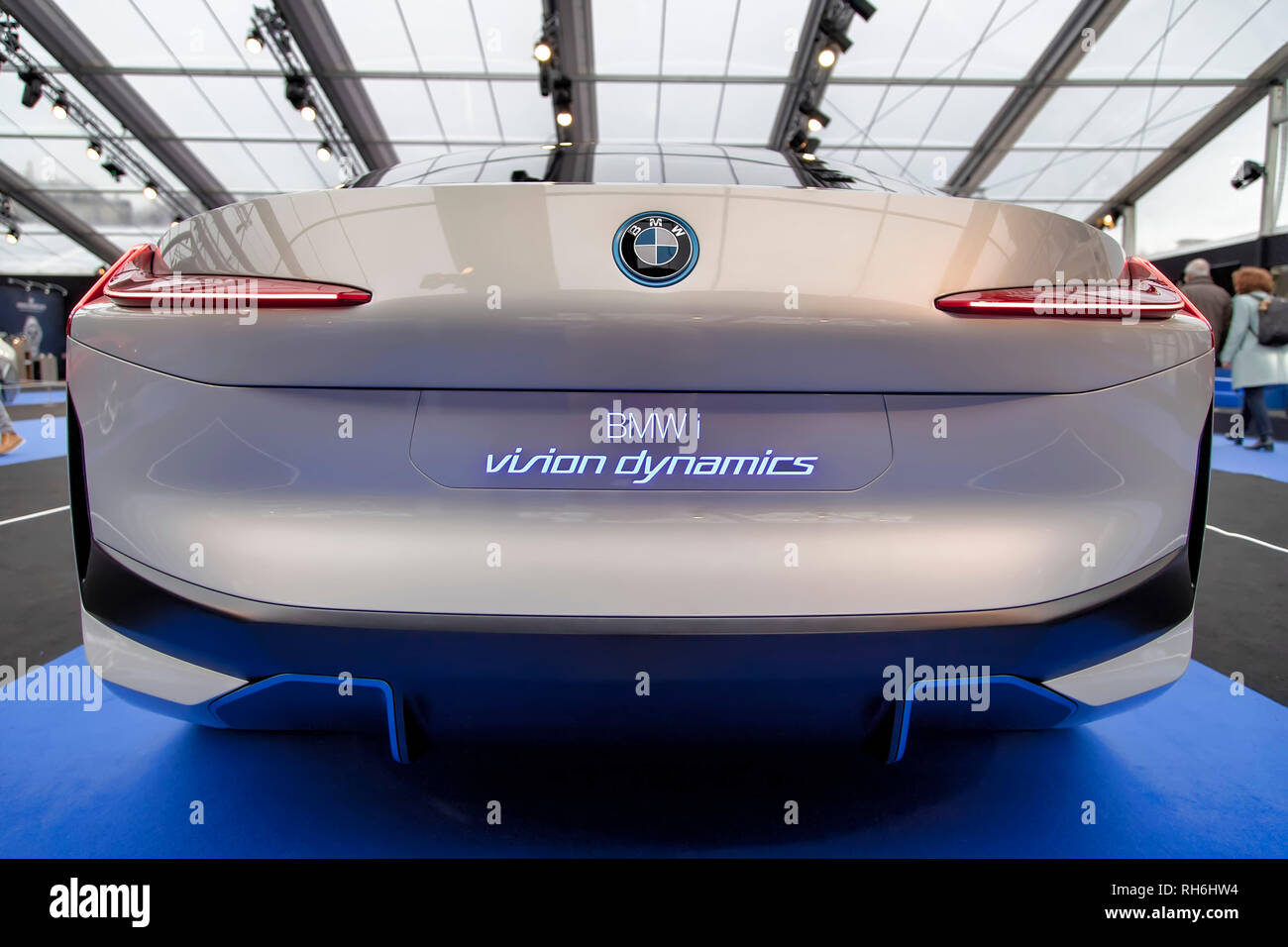 Paris, France. 31 janvier 2019. BMW i Vision Dynamics - Le Festival International de l'Automobile réunit à Paris les plus belles voitures de concept fabriquées par les constructeurs automobiles, du 30 janvier au 3 février 2019. Crédit : Bernard Menigault/Alay Live News Banque D'Images