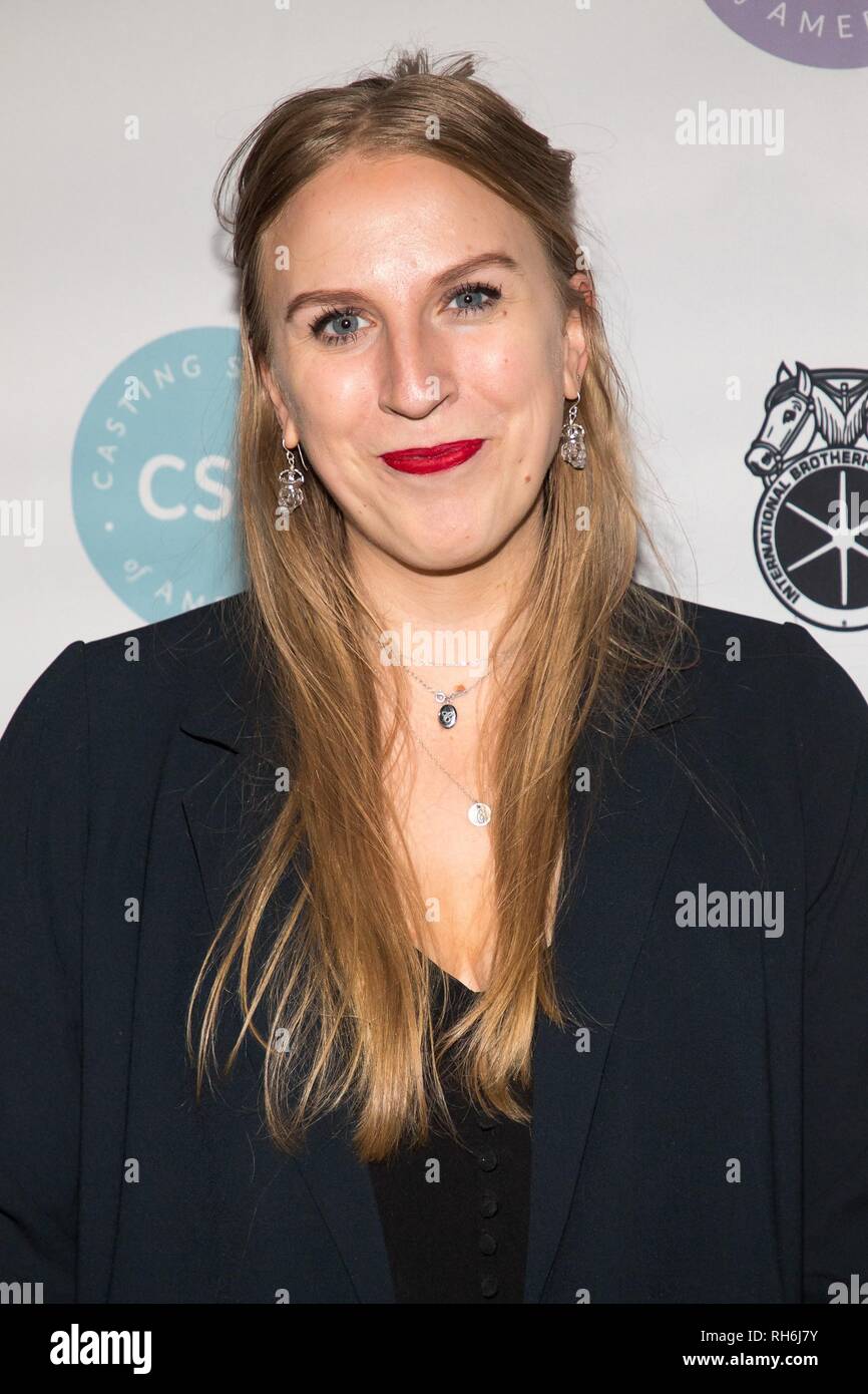 Claire Burke au niveau des arrivées pour 34e conférence annuelle de l'Artios Awards New York, étape 48, New York, NY 31 janvier 2019. Photo par : Jason Smith/Everett Collection Banque D'Images