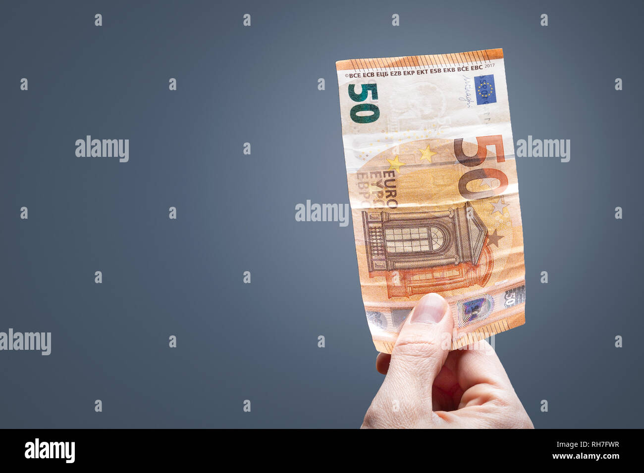Billet de cinquante euros Banque de photographies et d’images à haute ...