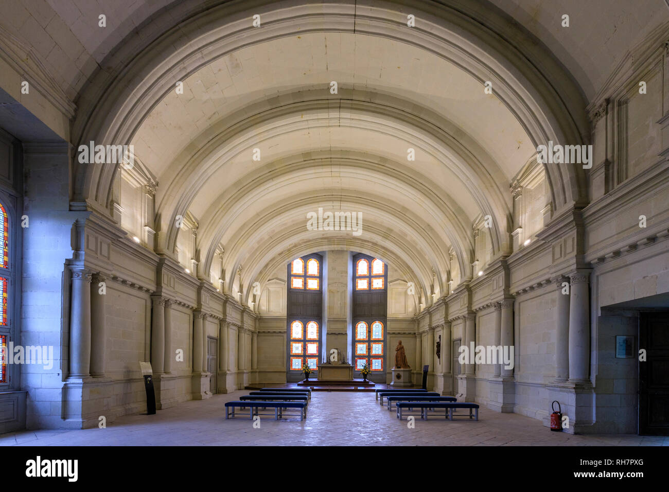 France, Loir et Cher, Chambord, château de Chambord, la chapelle // France, Loire-et-Cher (41), Chambord, château de Chambord, la chapelle Banque D'Images