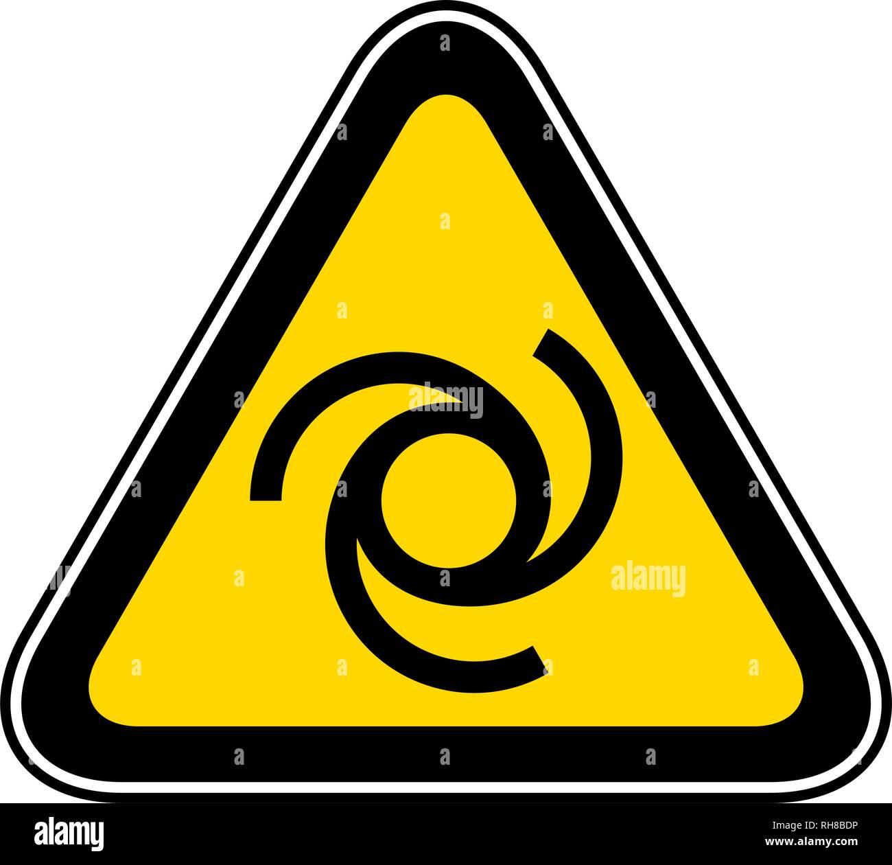 Symbole de danger Avertissement triangulaire Illustration de Vecteur