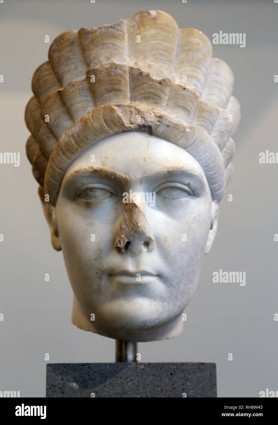 Ulpia Marciana, sœur de l'empereur Trajan. 130 ad. Hadrianic période. Metropolitan Museum of Art de New York. USA. Banque D'Images