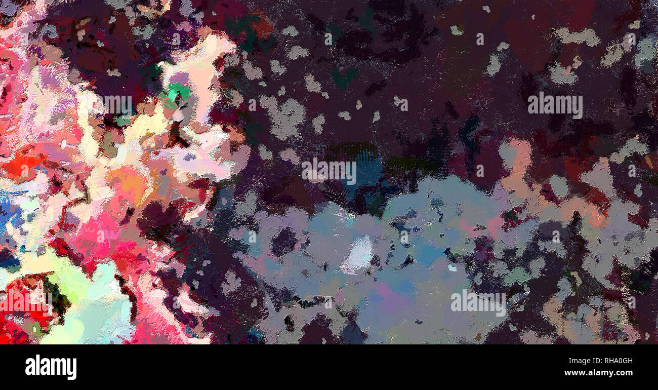 Résumé Contexte artistique. Texture dynamique chaud. L'impressionnisme moderne l'art de mur pour l'impression. L'abstraction surréaliste en vente en stock. Décor contemporain Banque D'Images