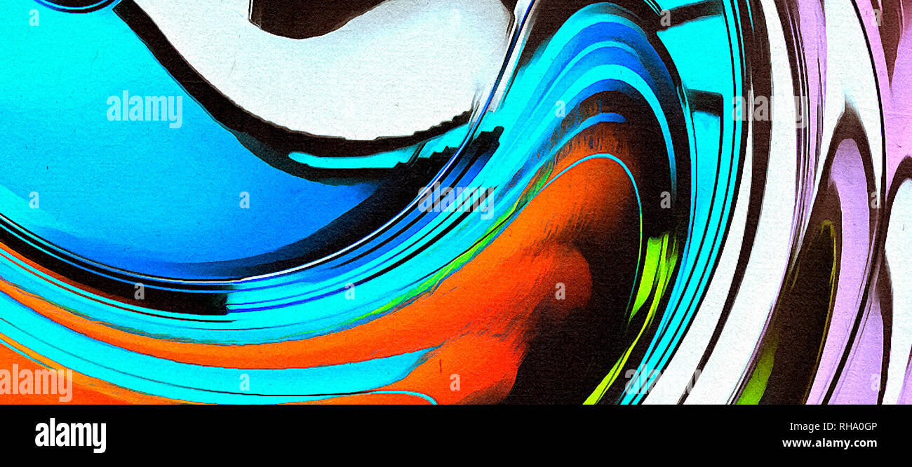Dessin Au Pastel à Lhuile Résumé Fond Couleur Fine Art