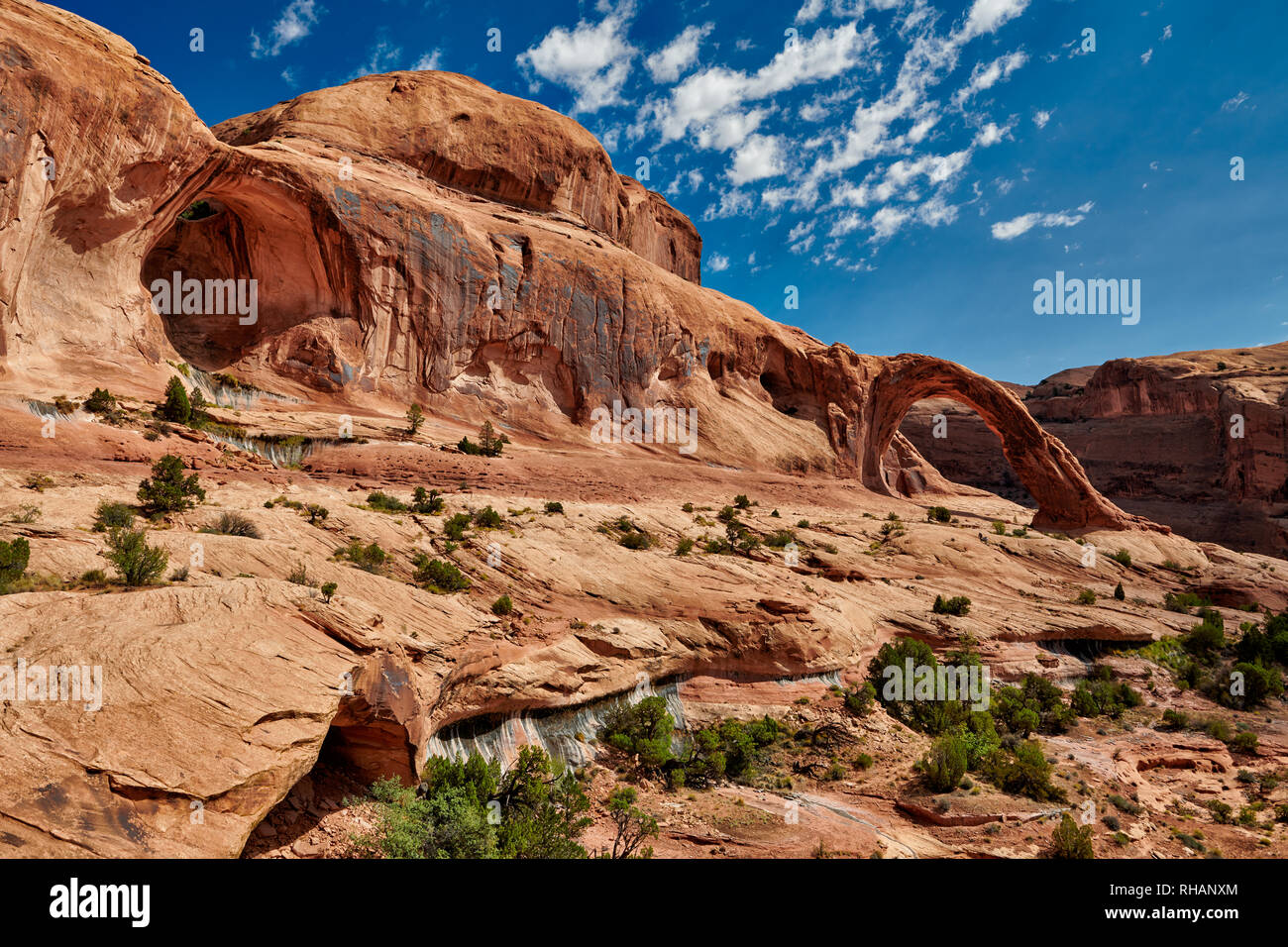 Corona Arch, Moab, Utah, USA, Amérique du Nord Corona Arch, Moab, Utah, USA, Jeux Banque D'Images