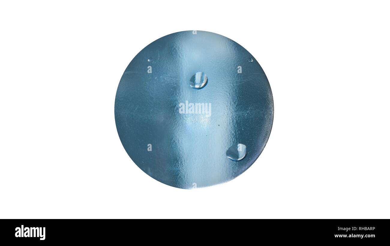 Le rendu 3D d'une structure de fichier shpere isolé sur fond blanc Banque D'Images