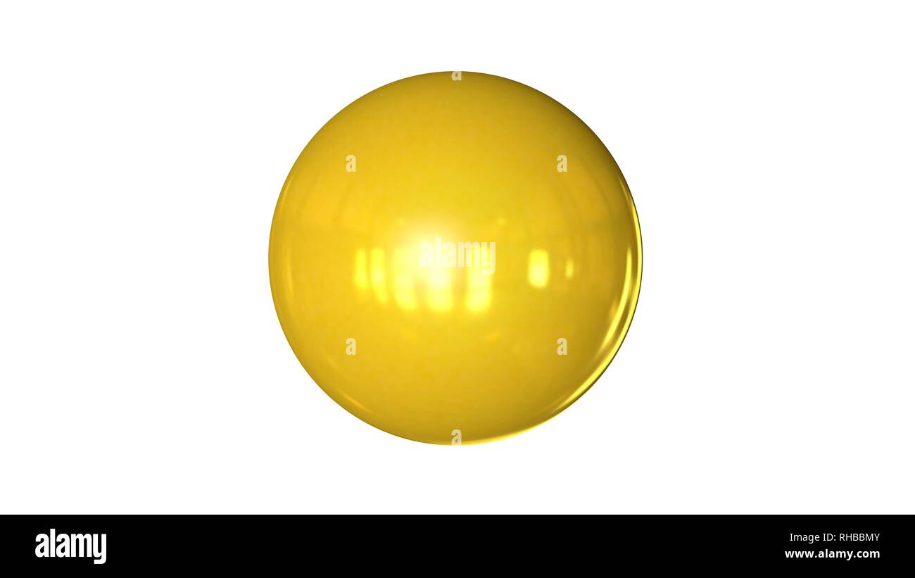 Le rendu 3D d'une structure de fichier shpere isolé sur fond blanc Banque D'Images