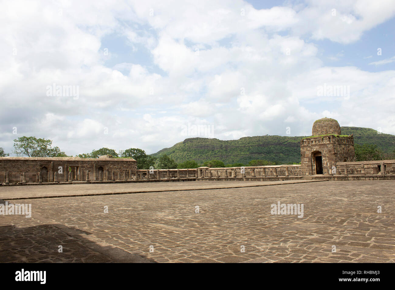Le temple Bharat Mata à Daulatabad Fort, Maharashtra, Inde Banque D'Images