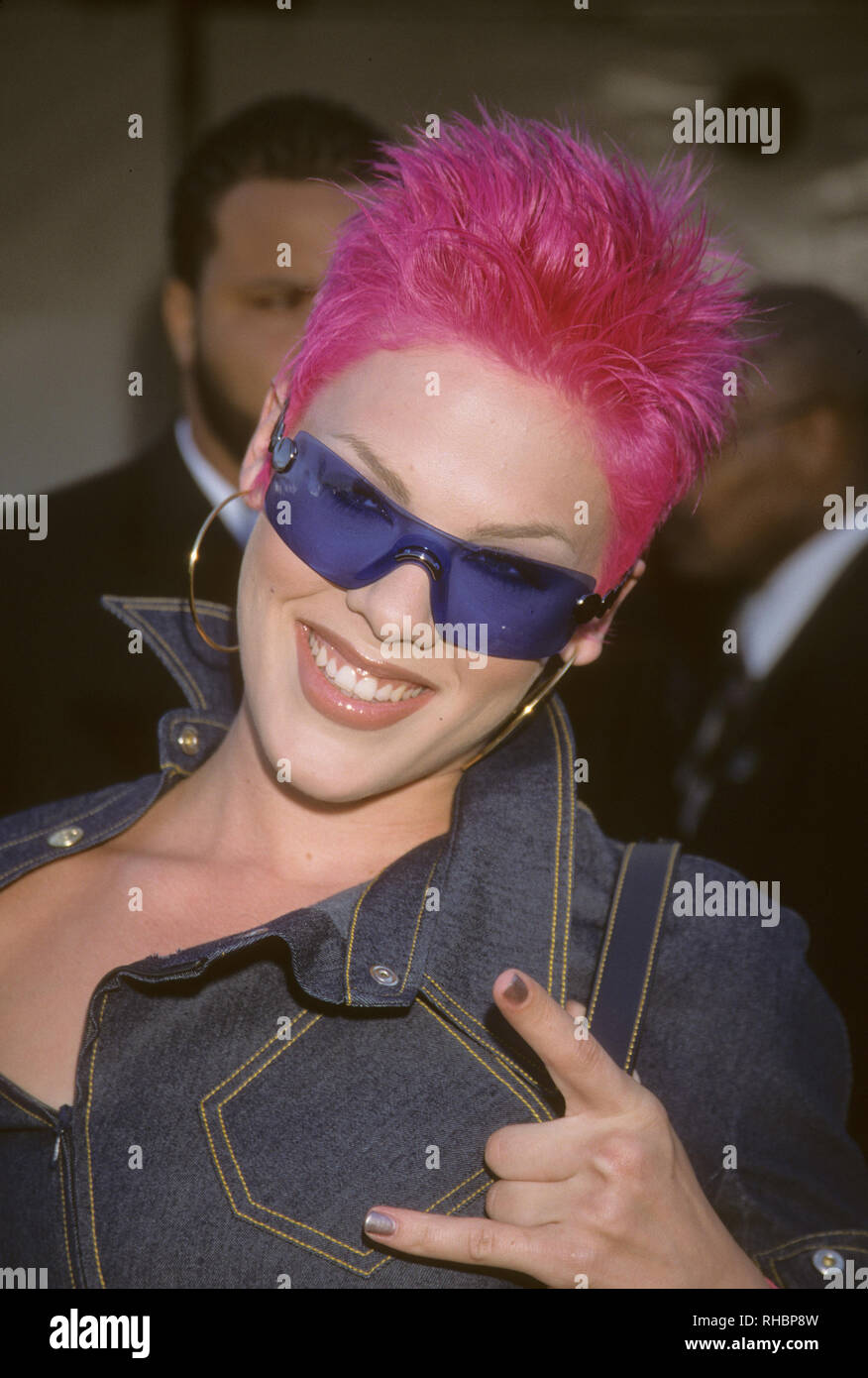 Chanteur de rock américain rose en février 2000, Photo : Jeffrey Mayer Banque D'Images