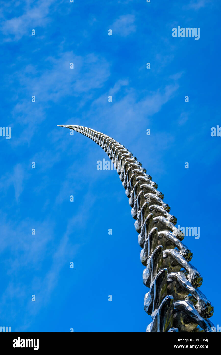 Karma, par l'artiste coréen n-ho suh, Nouvelle-Orléans Sculpture Garden, New Orleans Museum of Art, LE NOMA, La Nouvelle-Orléans, Louisiane. Banque D'Images