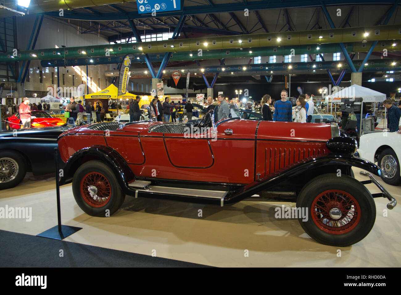1927 Automobile Fabrique Nationale (FN). Retro 2019 Málaga. L'Espagne. Banque D'Images