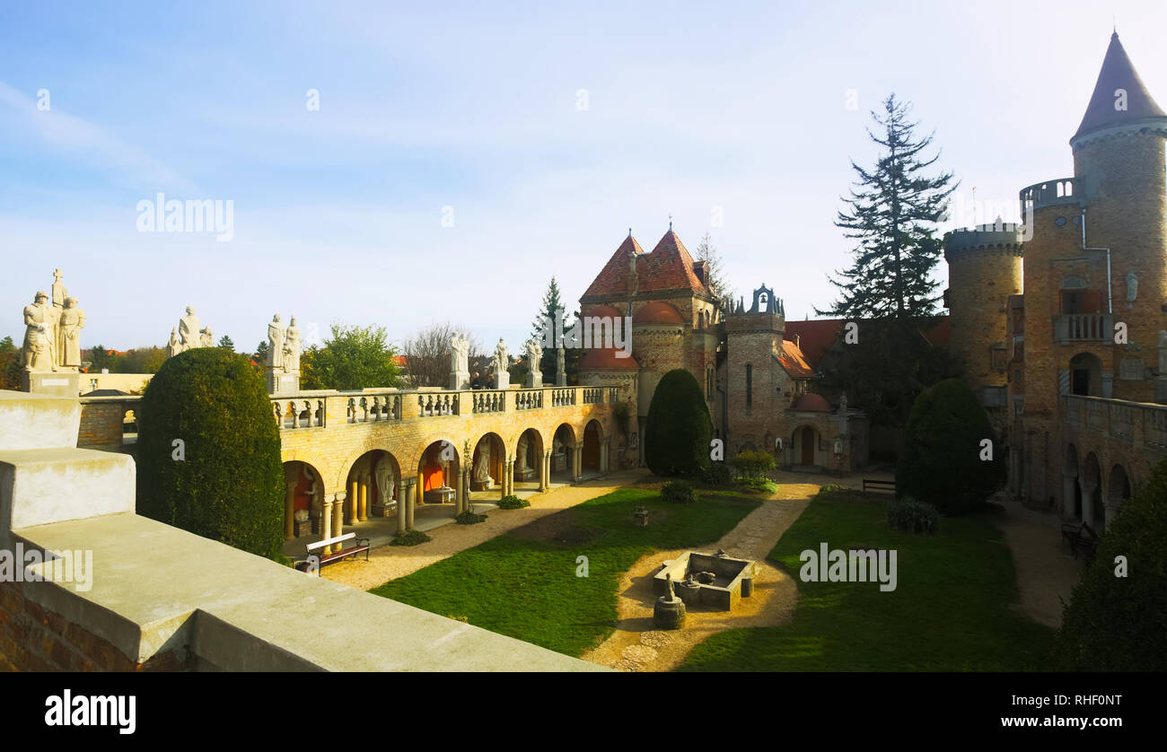 Bory Var, château, dans le centre de Szekesfehervar, Hongrie Banque D'Images