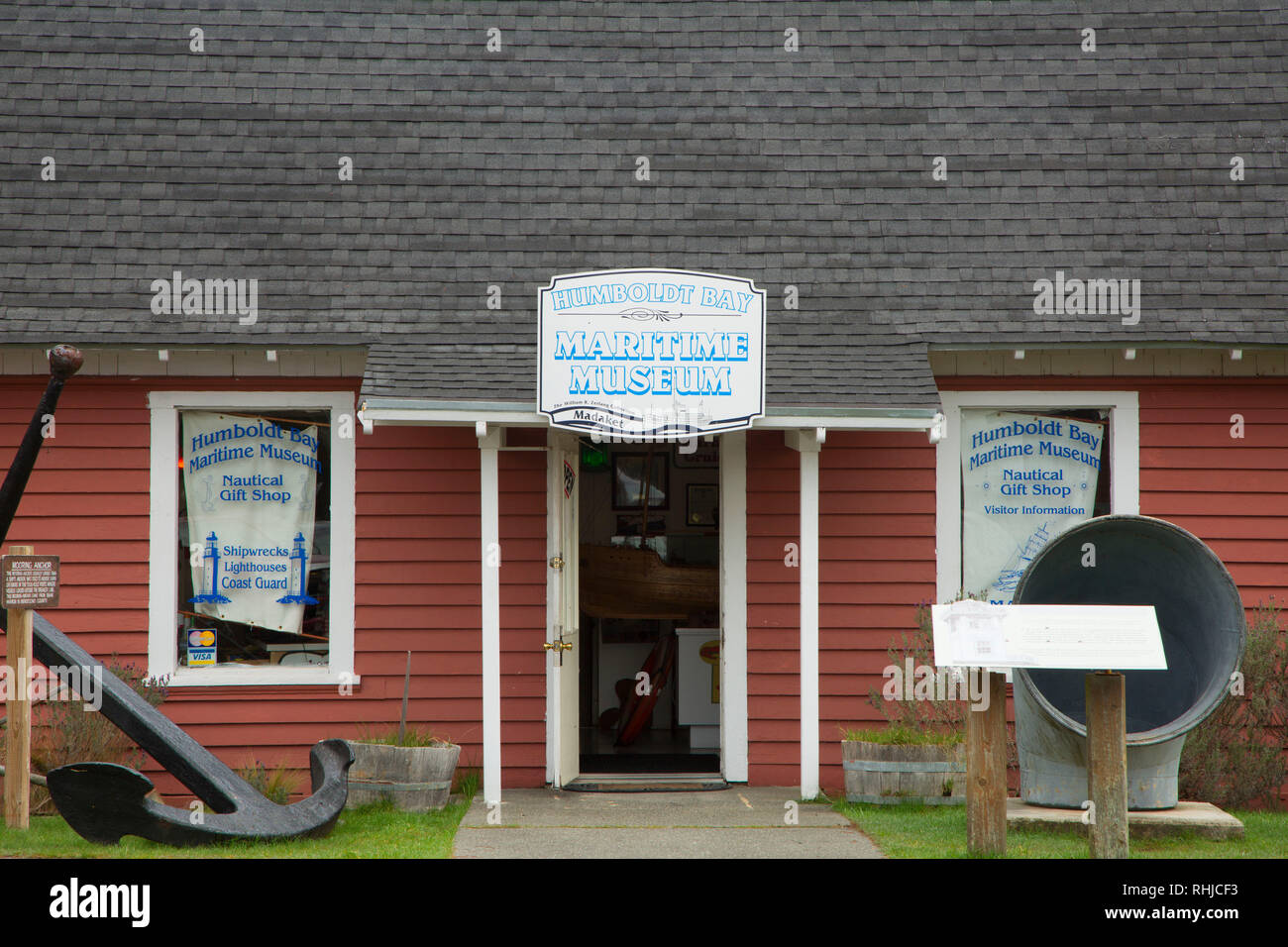 Humboldt Bay Maritime Museum, Samoa, Californie Banque D'Images