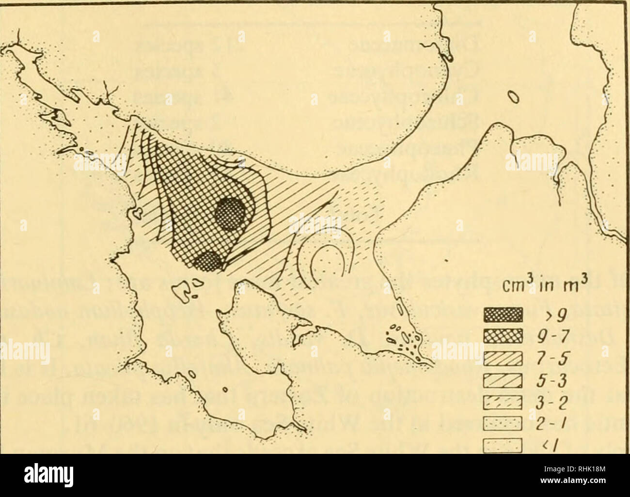 Biologie Des Mers De L Urss Biologie Marine Union Sovietique L Hydrologie Union Sovietique La Mer Blanche 195 Fig 86a Repartition Quantitative Des Phyto Et Zoo Plancton Dans La Couche