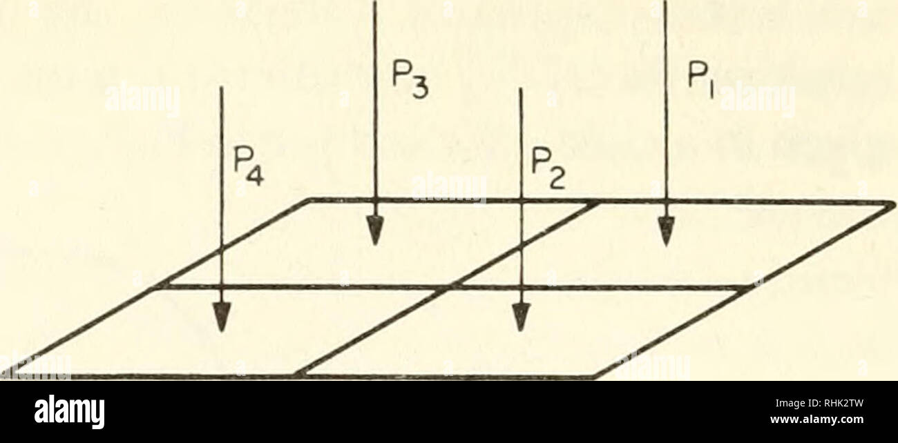. Biophysique : concepts et mécanismes. La biophysique. 32 Certaines forces physiques illustré dans l'Homme. f .. pt  +p2  + p3 +p4 (pression  = force par unité de surface) Figure 2-2. La pression et la Force. Il a été constaté que 15 psi peuvent soutenir une colonne de mercure de 30 in. (76 cm ou 760 mm). C'est, si un tube de verre d'un diamètre (plus la surface de la section la plus la force, puisque la pression est 15 psi) est monté verticalement dans un bassin de mercure, et si l'air dans le tube au-dessus du mercure est épuisé de manière substantielle à pression nulle, la pression de l'air sur l'extérieur de la piscine va forcer Banque D'Images