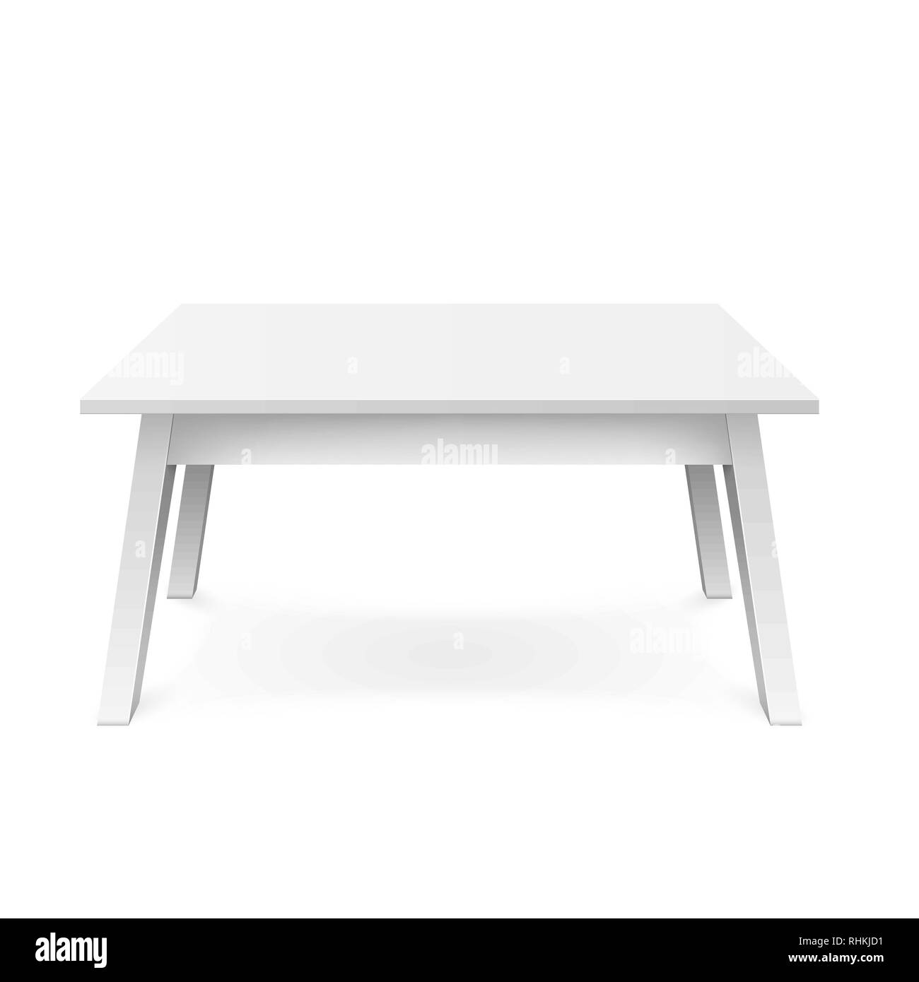 Tableau blanc réaliste. Table bureau blanc avec ombre isolé sur fond blanc. Vector illustration Illustration de Vecteur Tableau blanc réaliste. Table bureau blanc avec ombre isolé sur fond blanc. Vector illustration Illustration de Vecteur