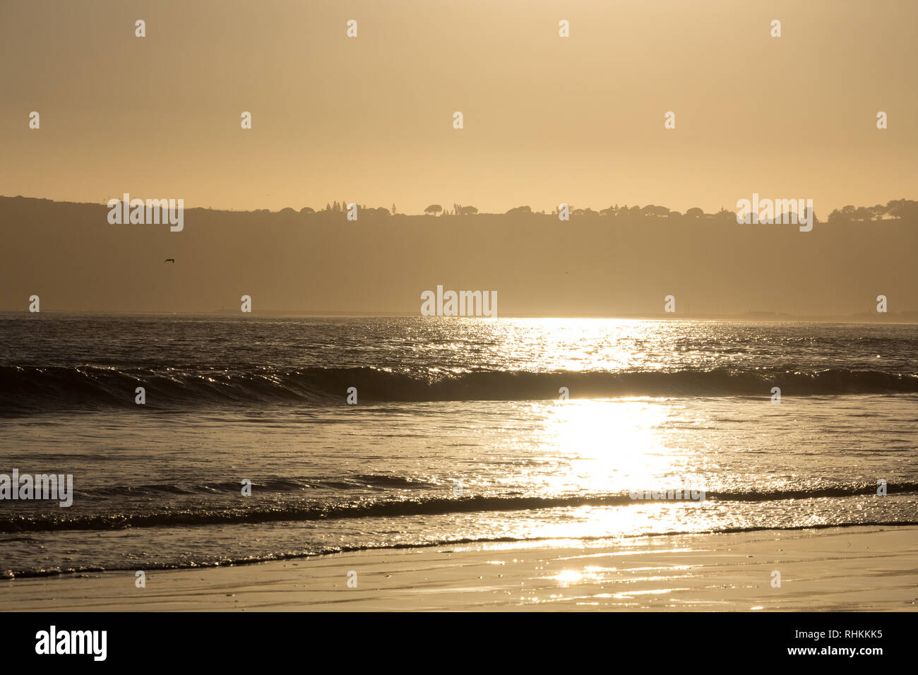 Coucher du soleil à Coronado Island, San Diego, California, USA Banque D'Images