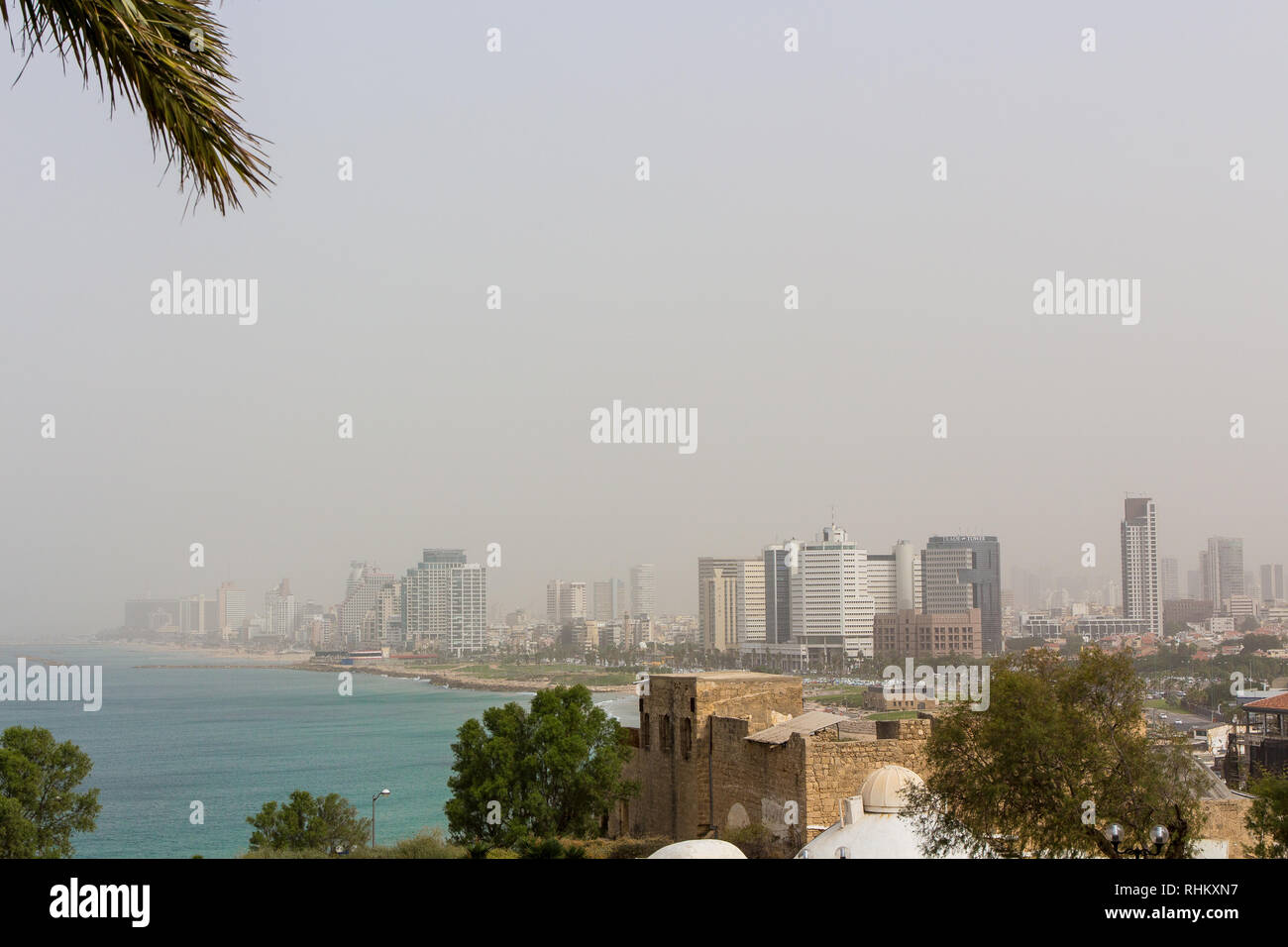 L'ofTel Skyline Aviv, la ville blanche, Israël Banque D'Images