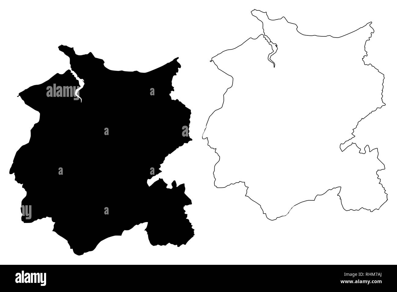 Comté de Conwy (Royaume-Uni, pays de Galles, Cymru, principaux domaines de Galles) map vector illustration, scribble sketch carte Conwy Illustration de Vecteur