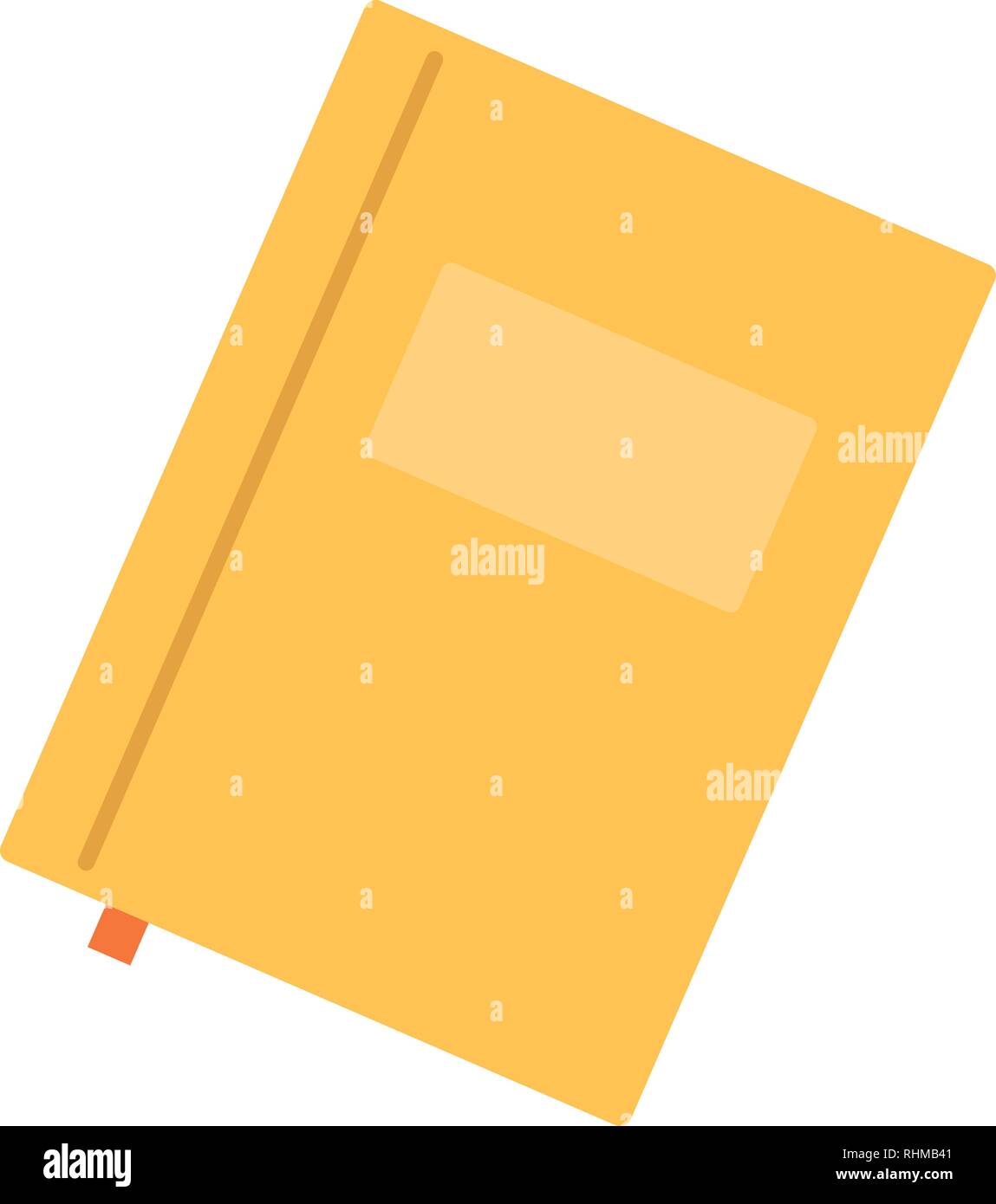 L'icône ordinateur portable papier, style plat Illustration de Vecteur