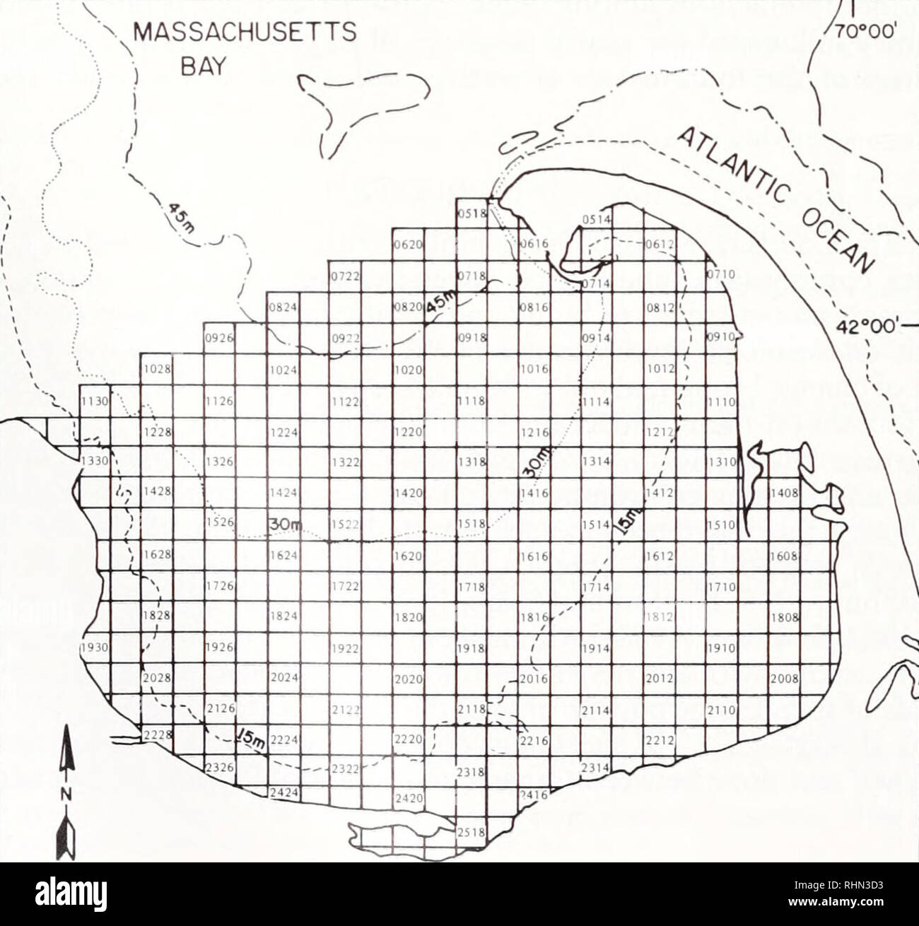 . Le bulletin biologique. Biologie ; zoologie ; biologie ; biologie marine. 478 D. MAURER ET R. L. Wigley, sédiments et un type de production ont été reconnus comme des caractéristiques importantes qui influencent la distribution des mysidacés (Wigley et Burns, 1971). Dans une revue exhaustive de Muachline (1980) propose plusieurs catégories pour décrire le monde des distributions basées sur ces fonctions. Cette recherche examine si mysidaceans recueillies par le Cape Cod Bay recensement biotiques répondaient aux mêmes fonctionnalités Mauchline sous-jacent (1980) classification de distributions dans le monde entier. La baie de Cape Cod est décrite elsewh Banque D'Images
