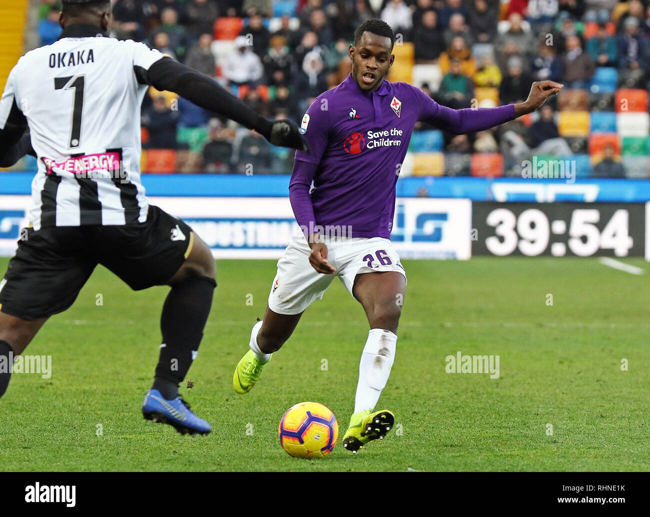 Udine, Italie. 06Th Feb 2019. Foto LaPresse/Andrea Bressanutti 03/02/2019 Udine (Italie) Sport Calcio Udinese vs Fiorentina - Campionato di Calcio Serie A 22^ Giornata - Stade "Arena" Dacia Nella foto : Fernandes Photo LaPresse/Andrea Bressanutti Février 03, 2019 Udine (Italie) Sports Football Udinese vs Fiorentina - Italien de Football League un jour^ 22 - "Dacia" Arena Stadium Dans le pic : fernandes Crédit : LaPresse/Alamy Live News Banque D'Images