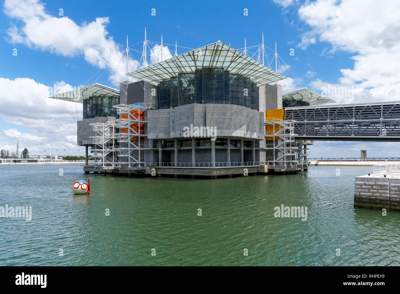 L'Océanarium de Lisbonne dans la région de Parque das Nações (Parc des Nations), Lisbonne Portugal Banque D'Images