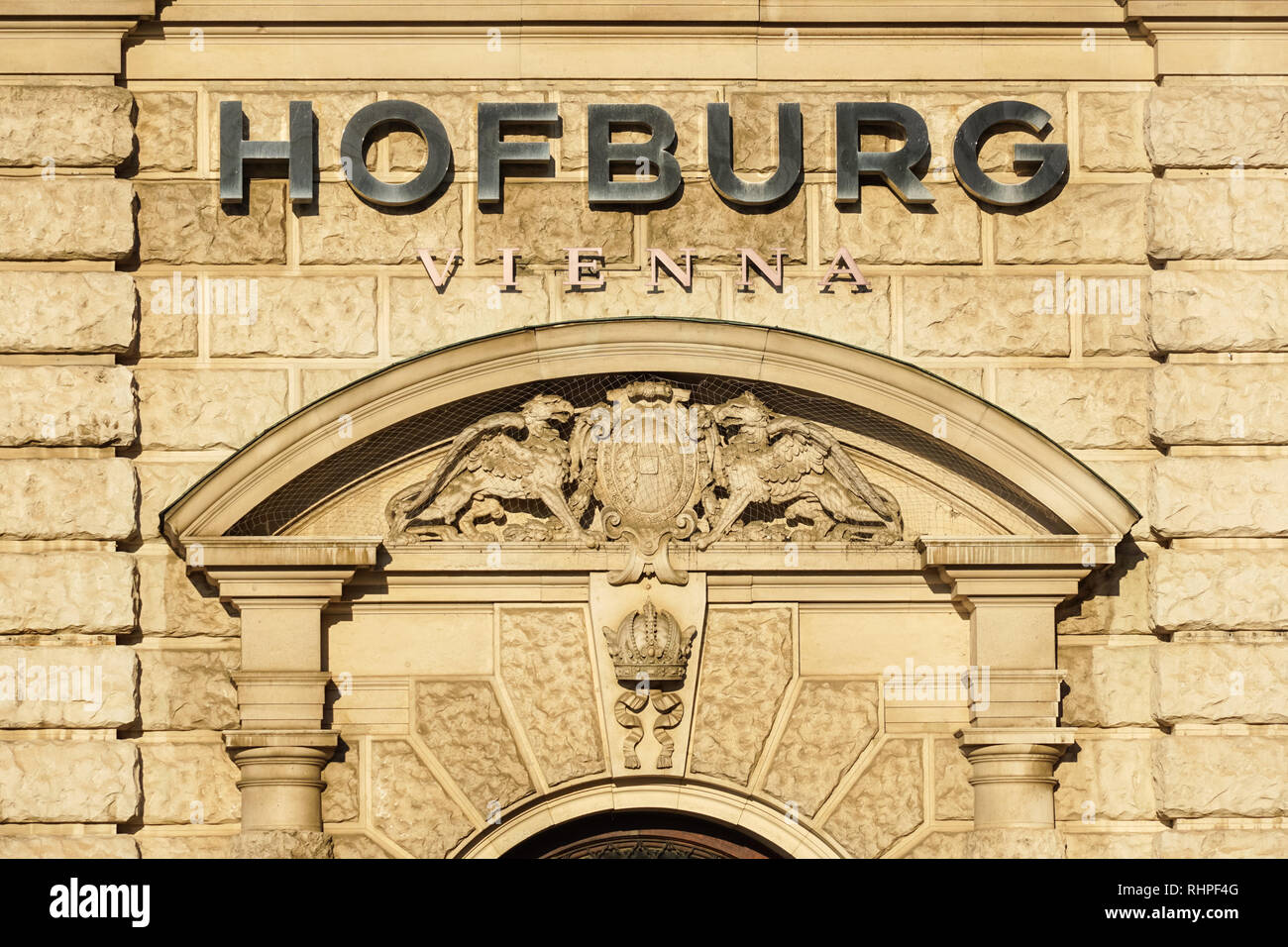 La Hofburg à Vienne, Autriche Banque D'Images