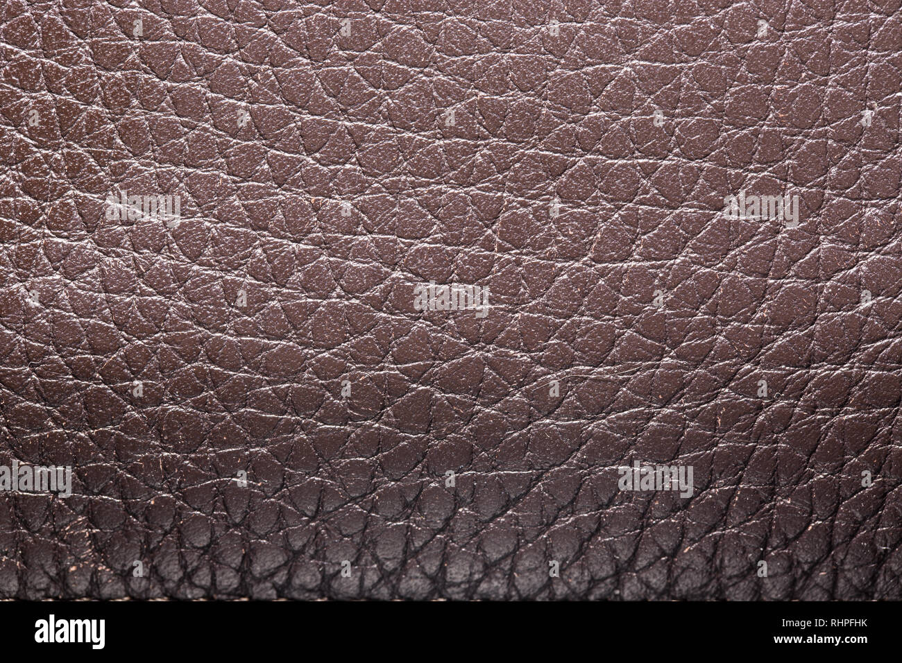 Full Frame photo macro d'une texture de cuir brun naturel Banque D'Images