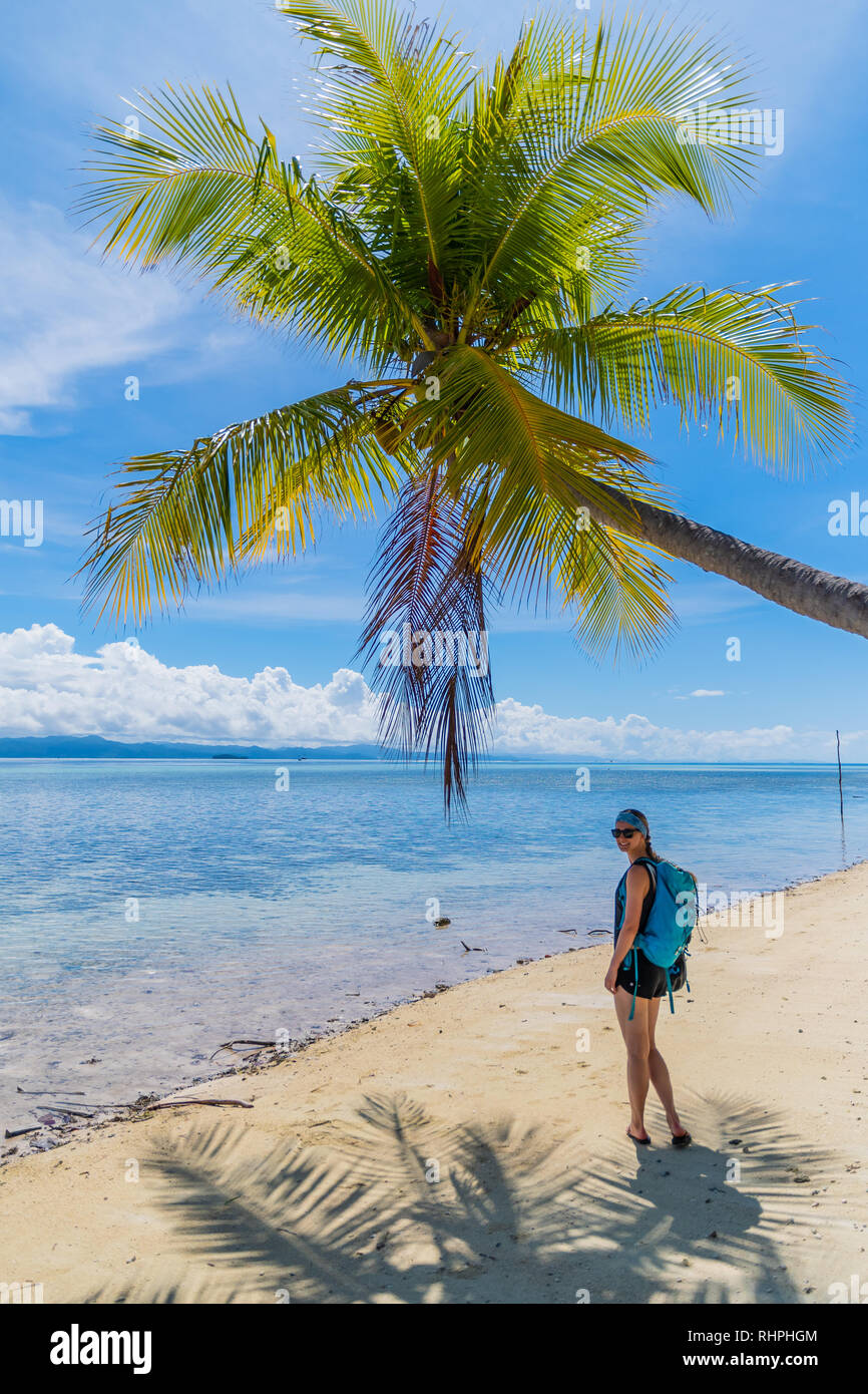 Kri Eco Resort sur les îles Raja Ampat en Indonésie Banque D'Images