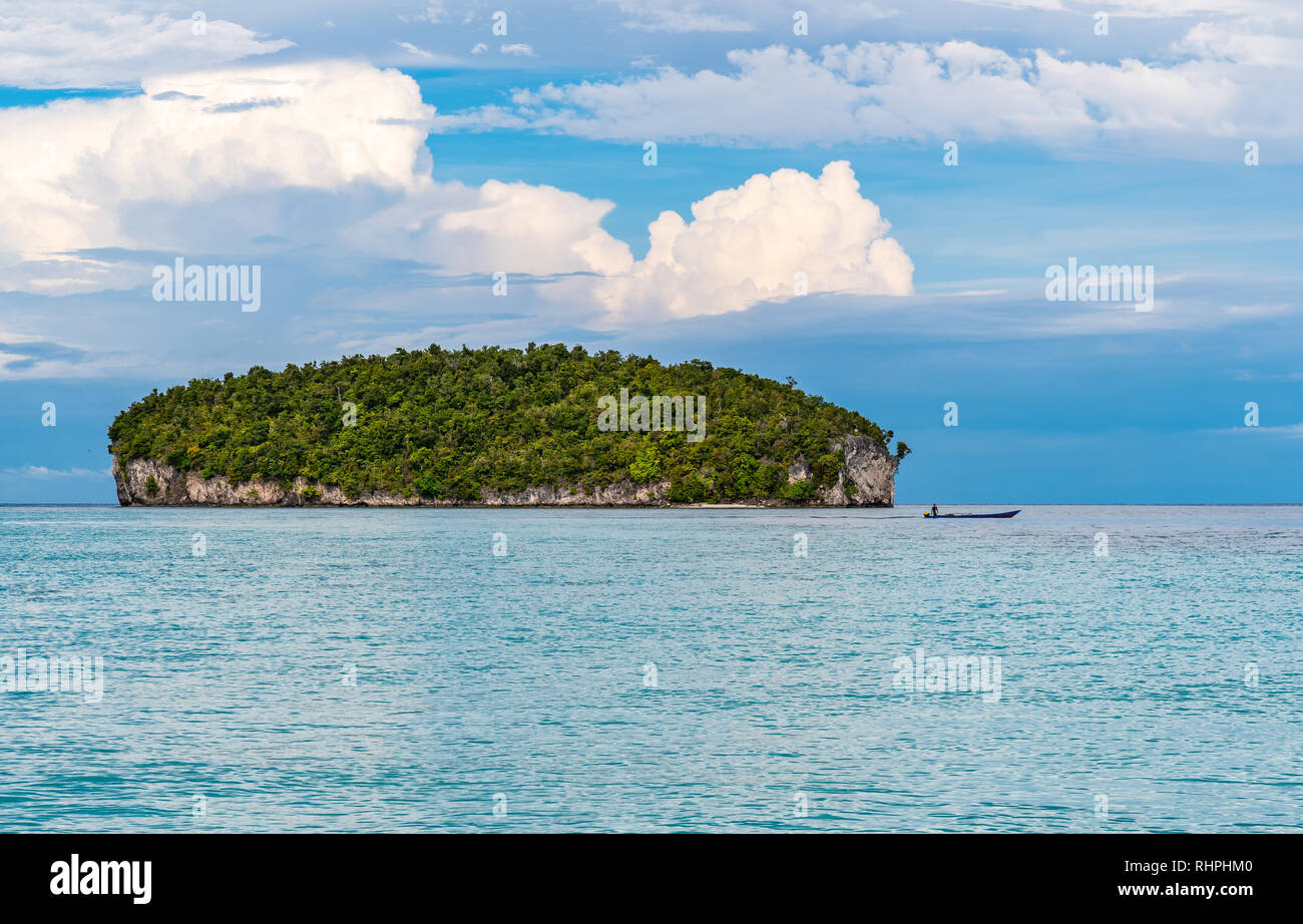 Kri Eco Resort sur les îles Raja Ampat en Indonésie Banque D'Images