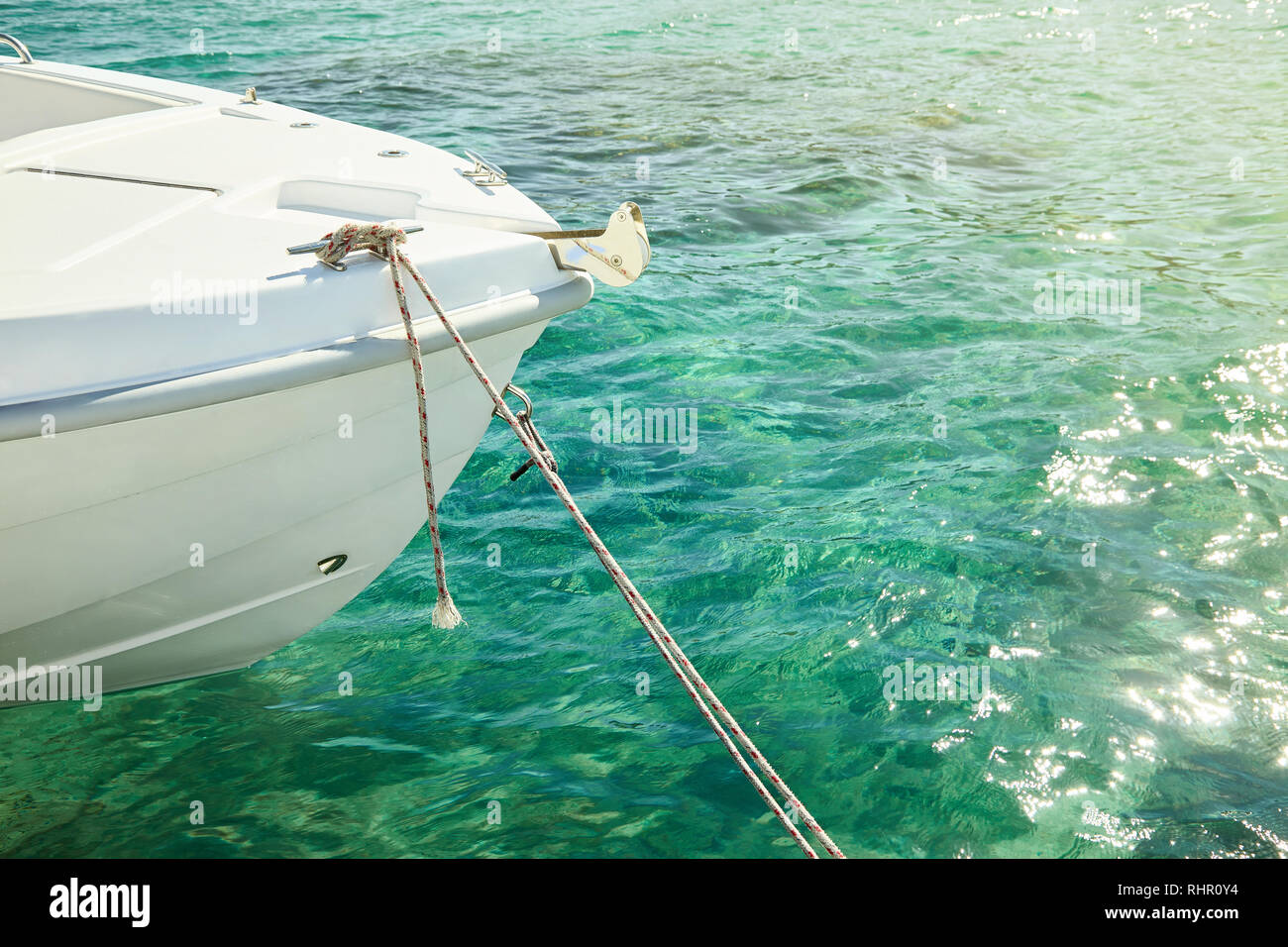Motor Yacht plusieur bateaux dans la mer Banque D'Images
