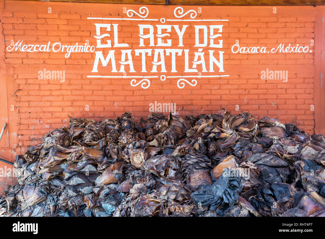 OAXACA, MEXIQUE - 7 mars : El Rey de distillerie de Mezcal Matatlan à Oaxaca, Mexique le 7 mars, 2017 Banque D'Images