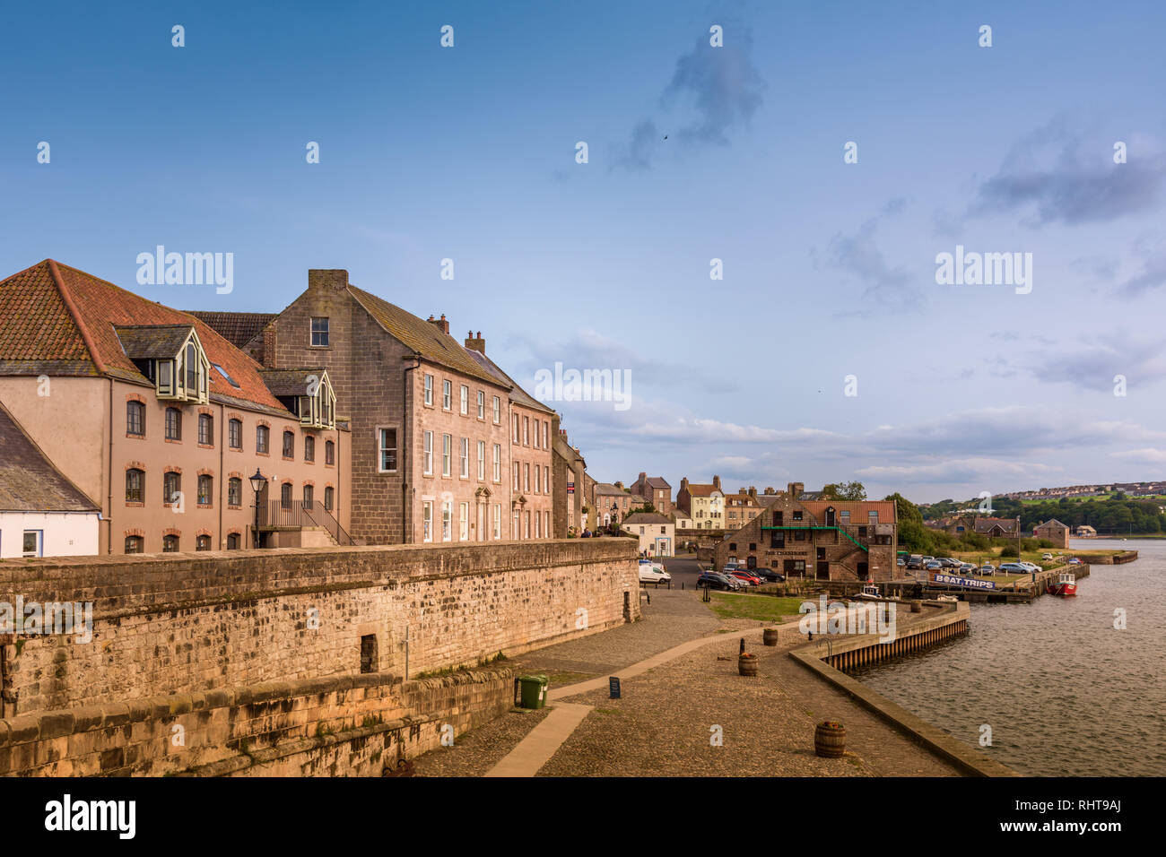 Murs de quai, Bridport, Dorset, UK Banque D'Images