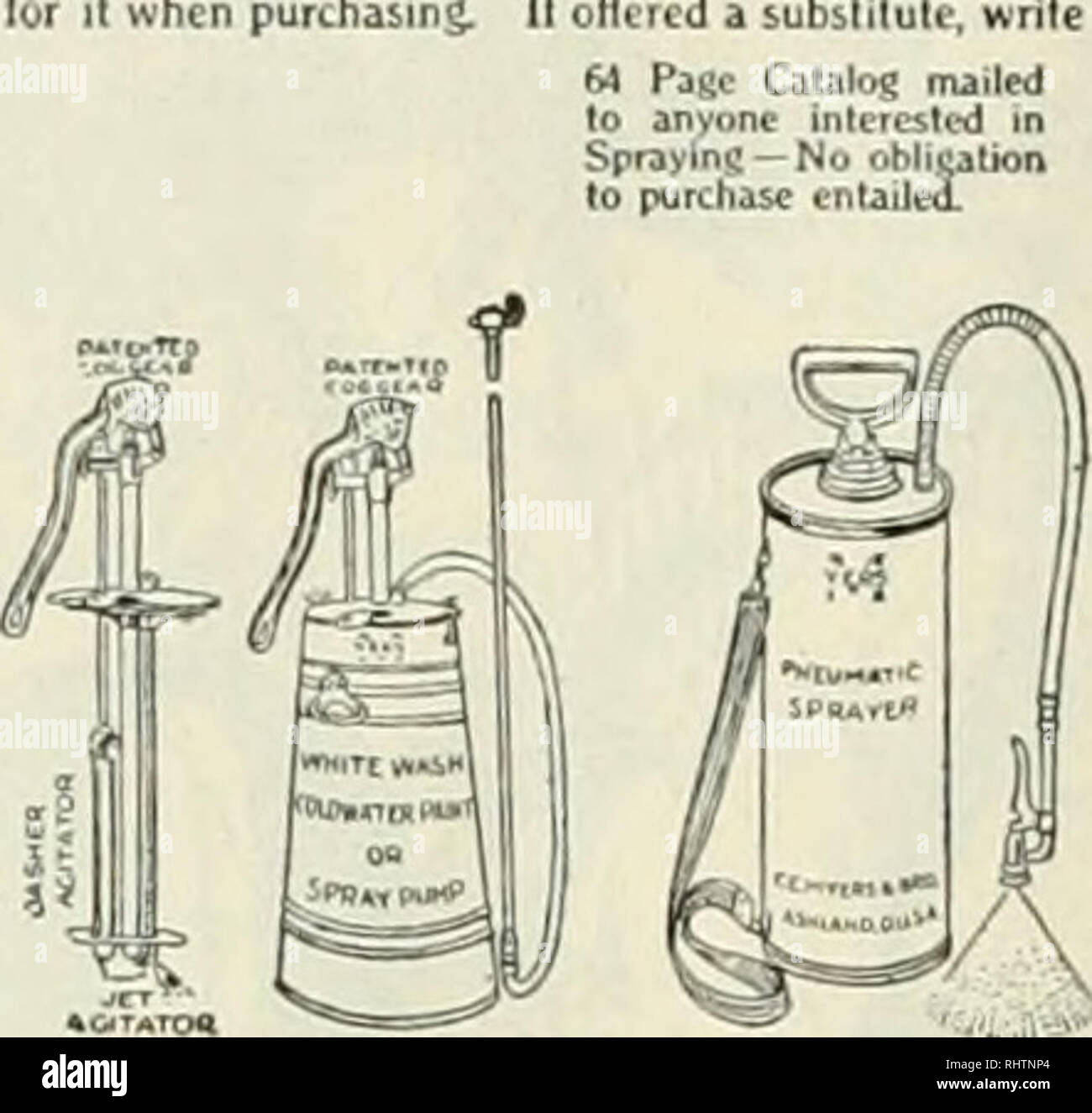 . Mieux les fruits. La culture de fruits. Pour l'épandage, à blanchir, à Coldwater, peinture d'appliquer l'utilisation des désinfectants - MYERS POMPES DE PULVÉRISATION ET ACCESSOIRES DE PULVÉRISATION MYERS. Comme tous les autres.MYERSproducts MYERSSPRAYPUMPSare« träller-  honneur" - ils sont fiables et l'on peut compter sur de de- ([ pendable, économique et une application rapide des mélanges de pulvérisation. Vous êtes assuré le même service elliciLnt si vous achetez une seule lo la plus petite capacité MYERS SEAU ou baril Pompes de pulvérisation pour main.ou une moyenne ou grande taille- * Le fonctionnement du moteur - ARRÊT AUTOMATIQUE DE LA POMPE DE PULVÉRISATION MYERS ou mptete MYERS VRP RI Banque D'Images