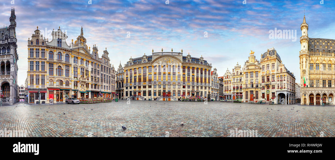 Bruxelles, à jour, personne, Belgique Banque D'Images