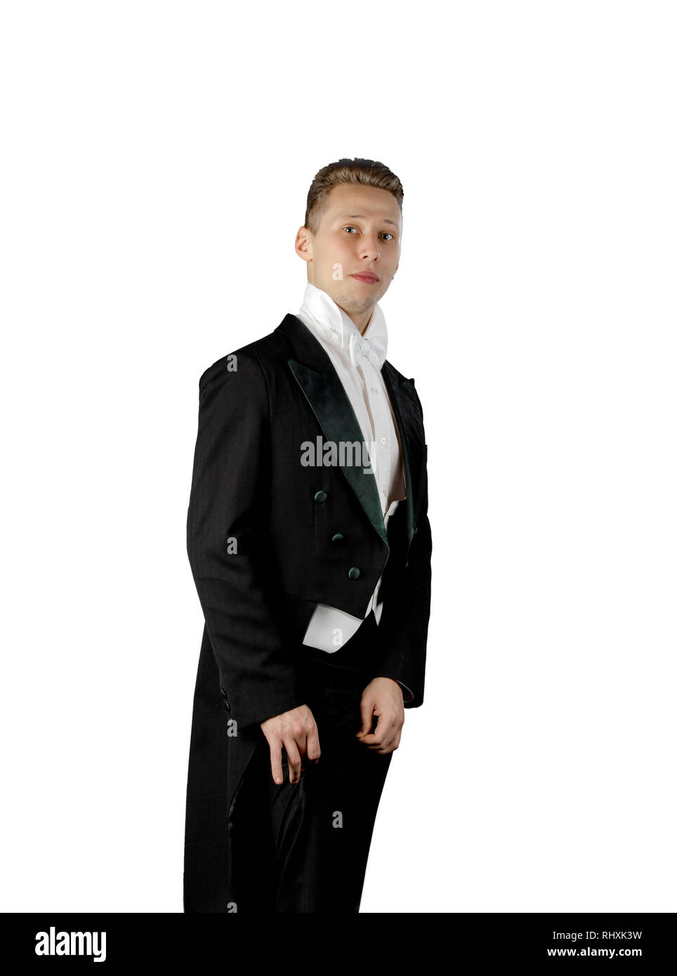 Image d'un bel homme portrait d'un jeune acteur Banque D'Images