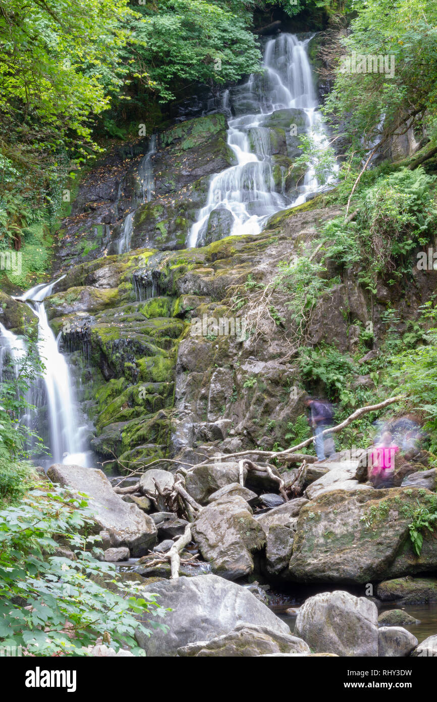 Torc Waterfall, Killarney, comté de Kerry, Irlande Banque D'Images