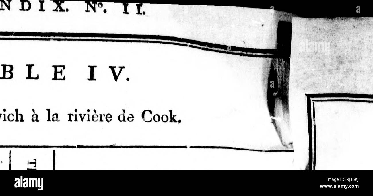 . Voyage autour du monde et principalement Ã la cÃ'te nord-ouest de l'AmÃ©rique, fait en 1785, 1786, 1787 et 1788 [microforme] : restaurant à bord du King-George et de la Queen-Charlotte, par les capitaines Portlock et Dixon. Le roi George (Ship) ; Queen Charlotte (Ship) ; King George (Navire) ; Queen Charlotte (navire) ; Indiens ; voyages autour du monde ; Zoologie ; MÃ©tÃ©orologie ; Indiens d'Amérique du Nord, Voyages autour du monde ; zoologie ; Meteorlogy. iÃ¢A P P E N D rX. Poqtie Ã. 17Ã6 Juin Juillet 14 i5 1618 JNorcl Latitude 19. Longitude ouest. 23 10 160 45 24 25 26 2g 160 27 160 321^1 2 4-() iGl 28'43 lG Banque D'Images