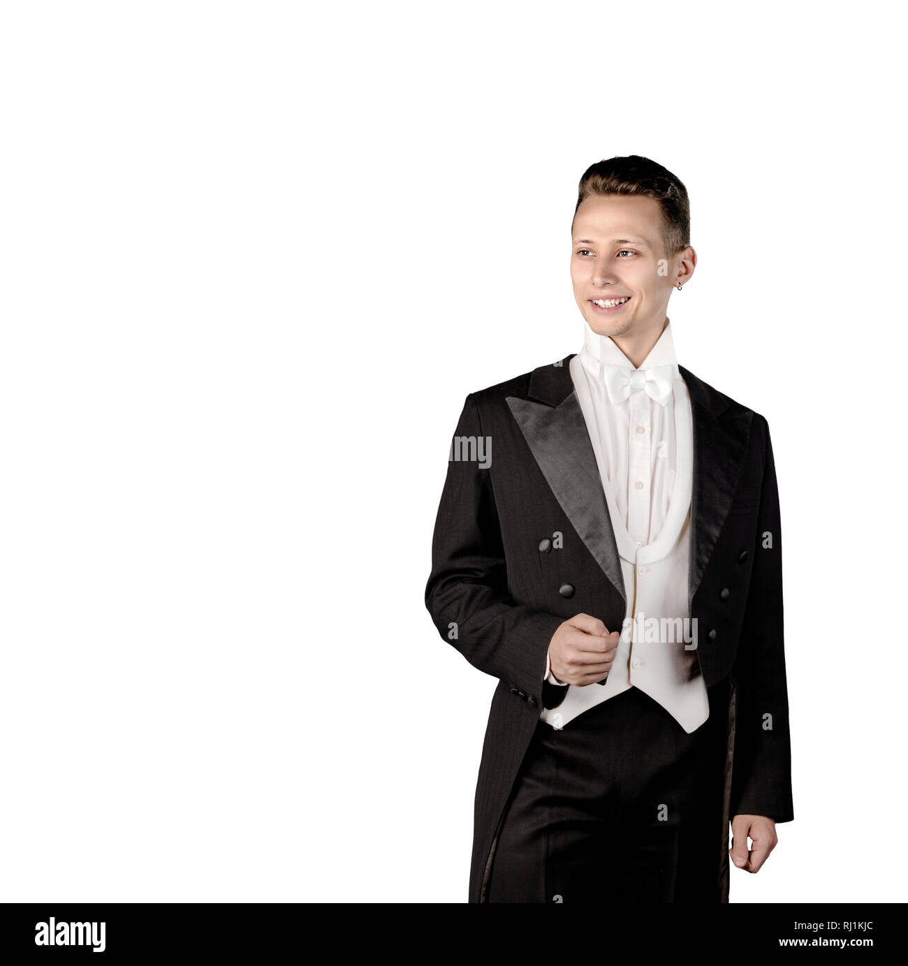 Image d'un bel homme portrait d'un jeune acteur Banque D'Images