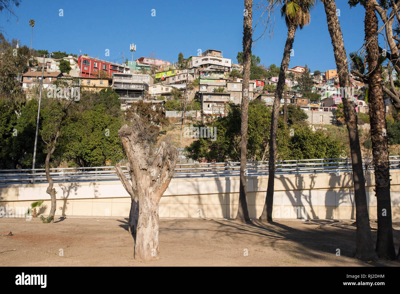 Tijuana, Mexique : scène de rue. Banque D'Images