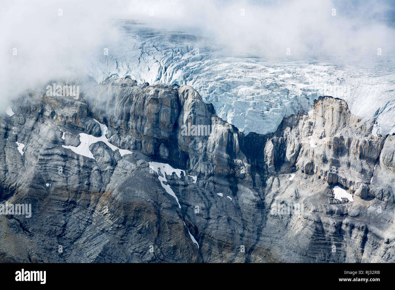 Magnifique paysage de Glacier des Diablerets dans les Alpes Suisses Banque D'Images
