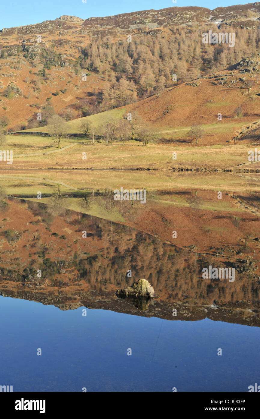 Réflexions Tarn Blea Banque D'Images