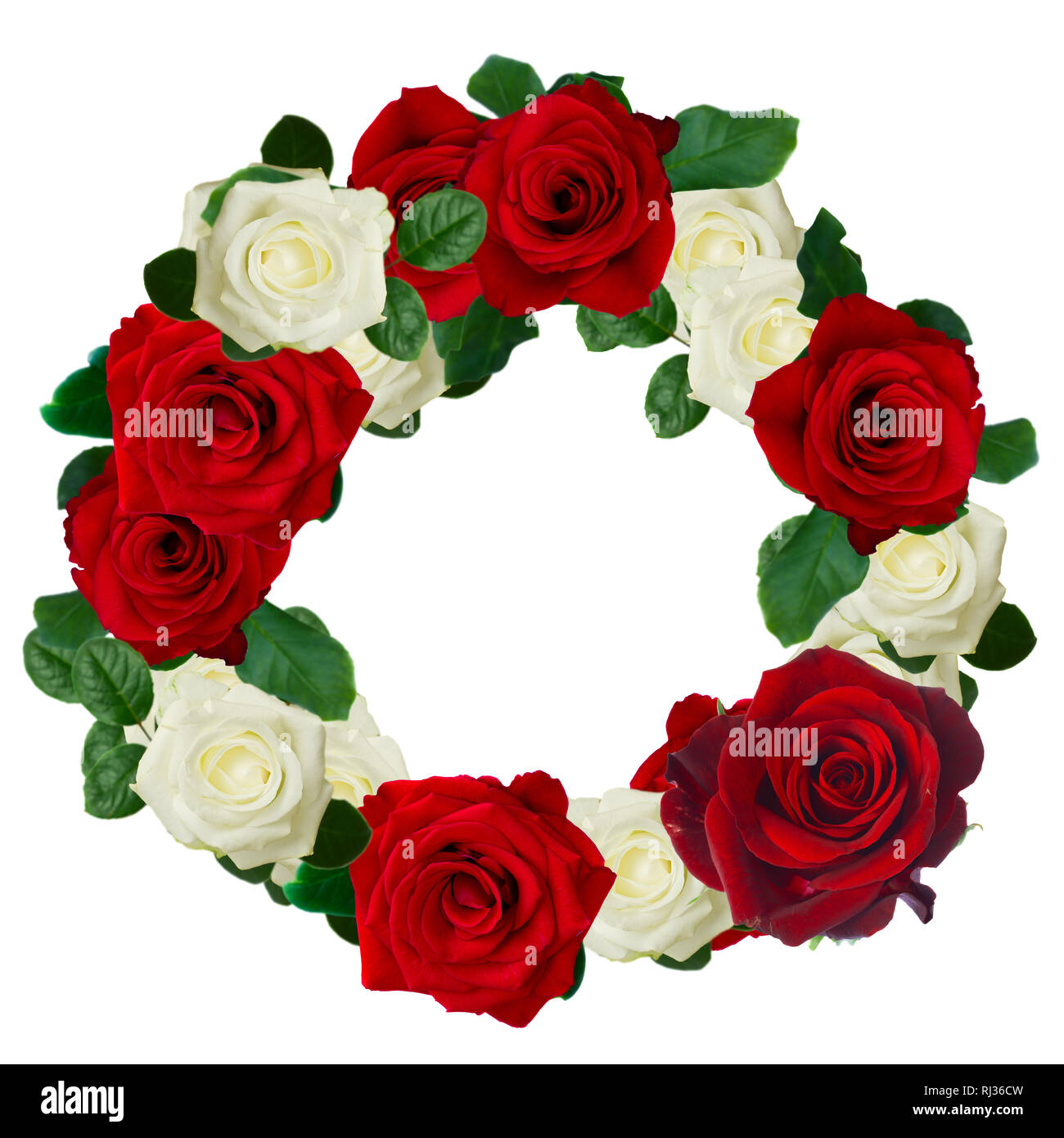 Couronne De Roses Artificielles Multicolores – 50 Cm, Fleurs En Soie, Décoration Porte, Mur, événement