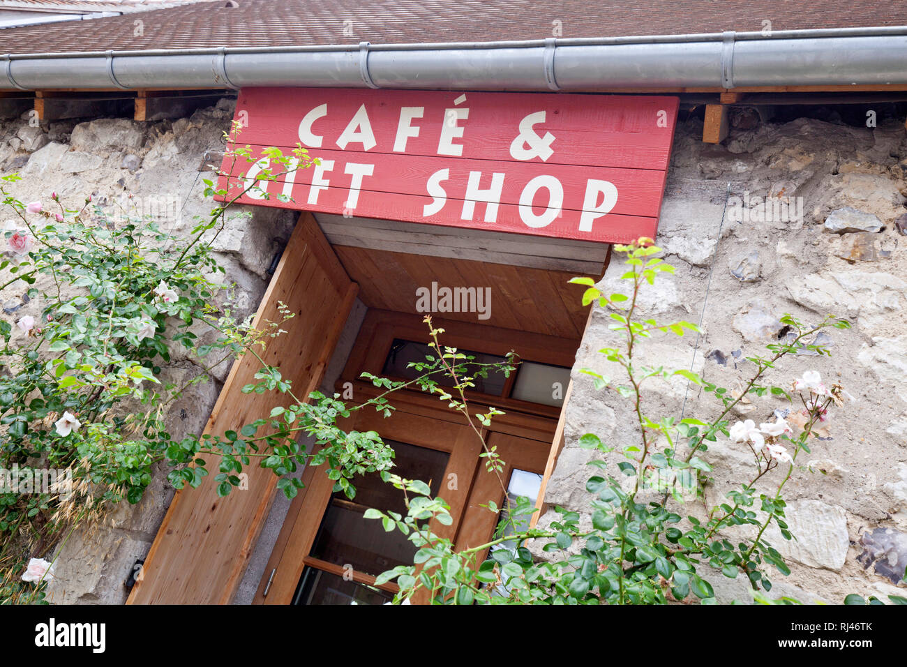 Cafe und Geschenke Shop Banque D'Images