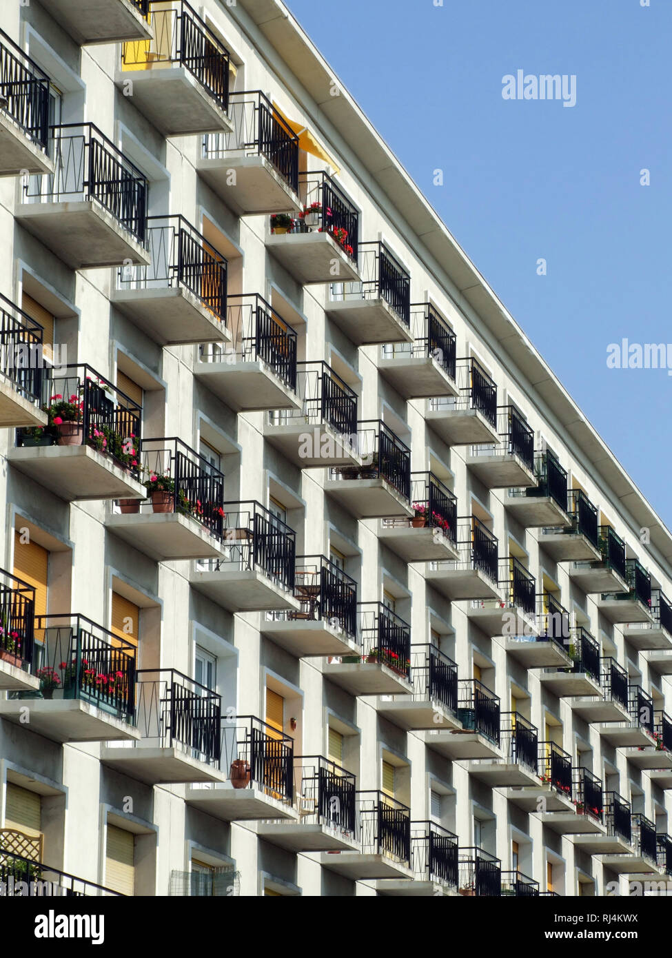 Appartements, Le Havre, Normandie, France Banque D'Images