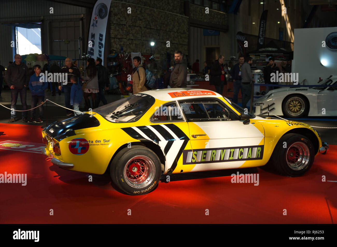 Renault Alpine A110. Retro 2019 Málaga. L'Espagne. Banque D'Images